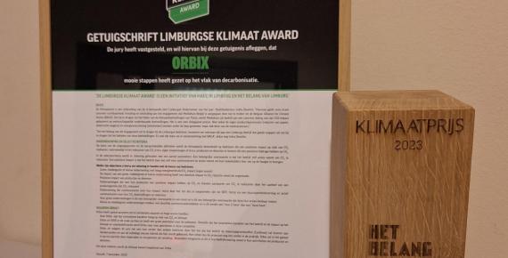 Orbix Genk Awarded Climate Award for Sustainable Innovation in Cooperation with Vandersanden